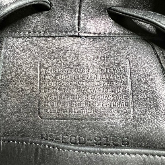 Authentic classic vintage Coach XL Legacy Drawstring Bucket Bag 9166 - Picture 8 of 11